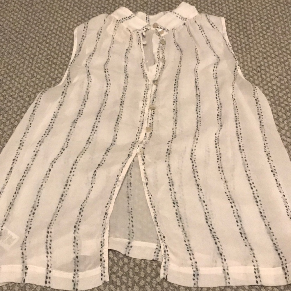 Cloth and Stone Sheer Blouse